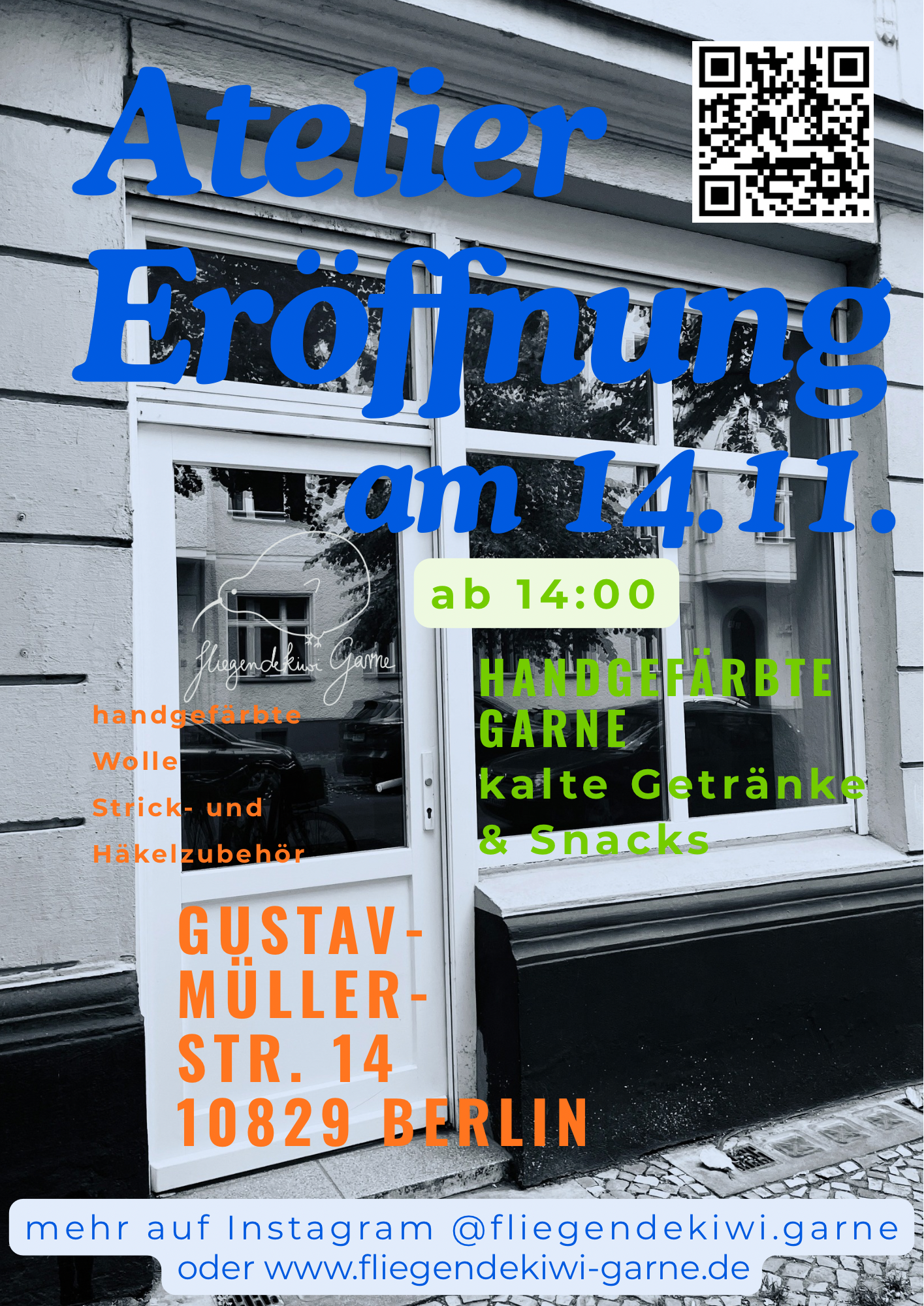 Atelier Eröffnung 14.11.26 Berlin Schöneberg